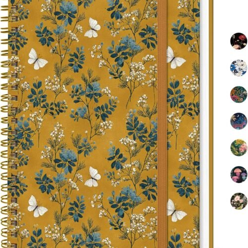 A5 Spiral Notebook, Q-Golden Grove, 140 Pages A5 Spiral Notebook, Q-Golden Grove, 140 Pages
