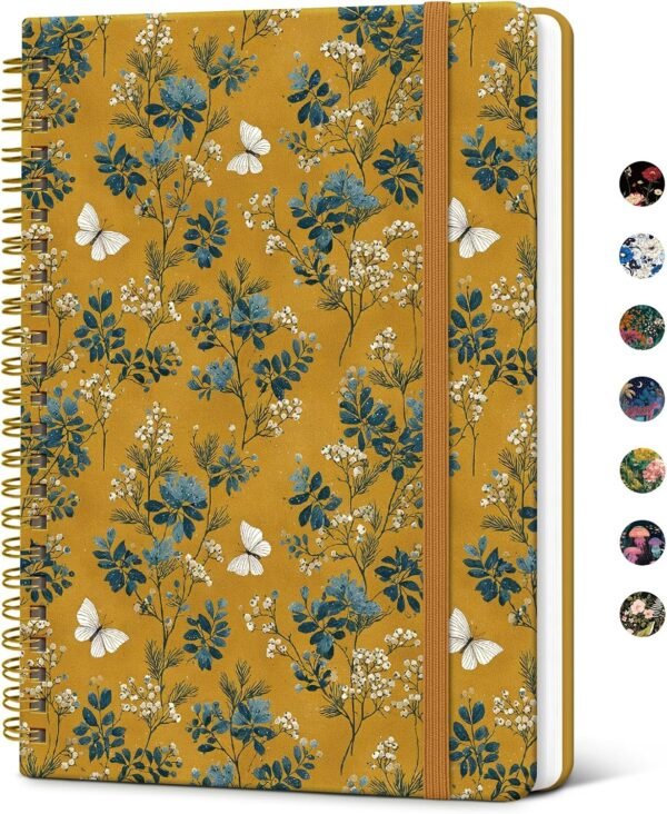 A5 Spiral Notebook, Q-Golden Grove, 140 Pages A5 Spiral Notebook, Q-Golden Grove, 140 Pages